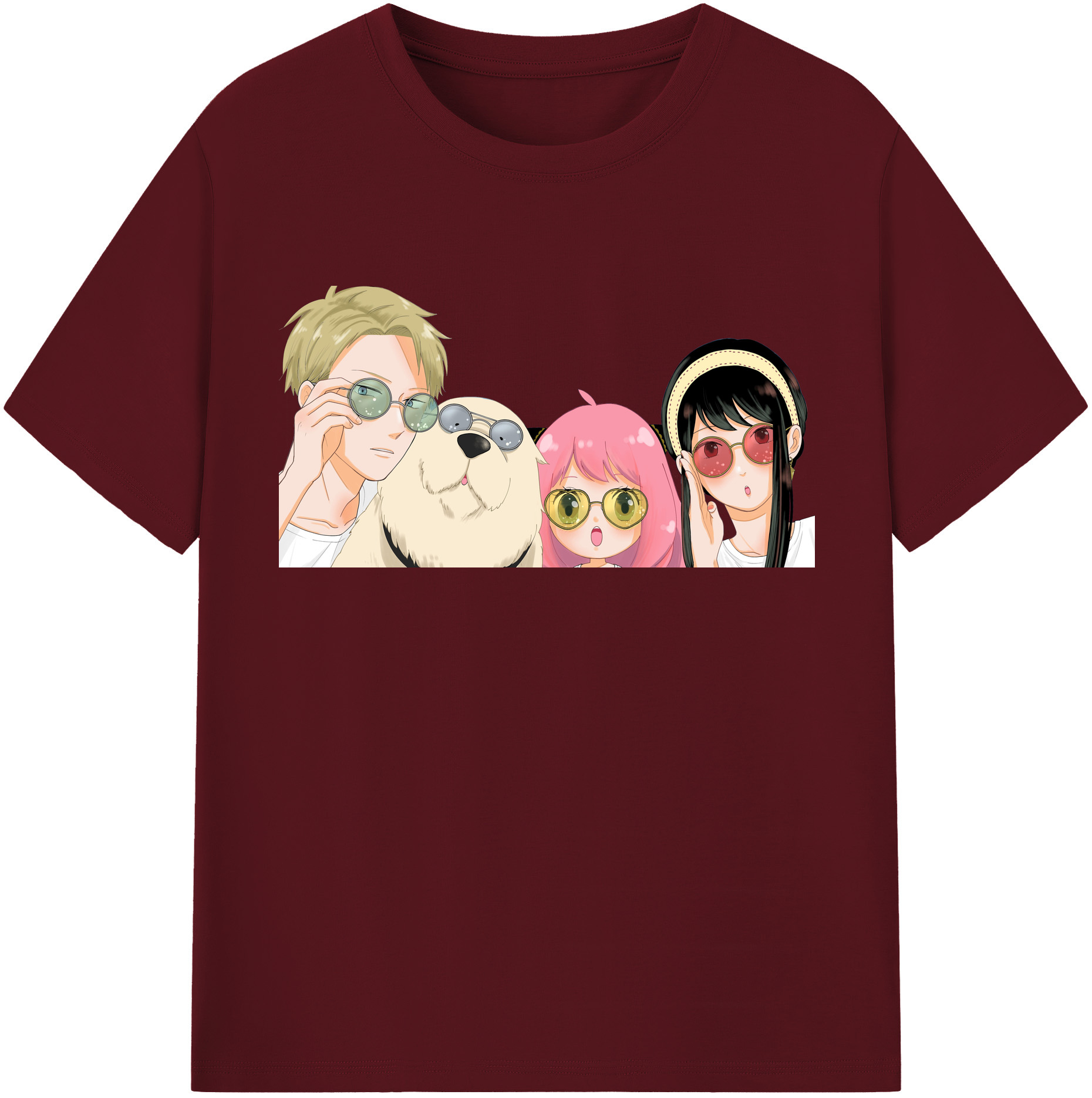（画像用） SPY×FAMILY间谍家家酒 綿100％半袖Tシャツ（フロントプリント）
